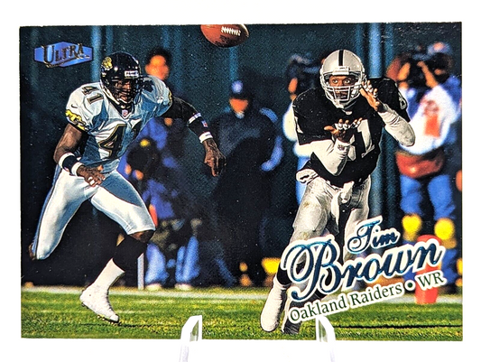 Tim Brown 1998 Fleer Ultra Football Card #180 - Raw Condition - FREE SHIPPING!