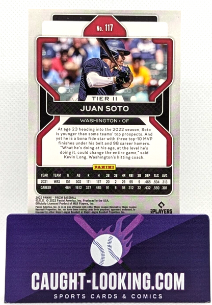 Juan Soto - 2022 Panini Prizm #117
