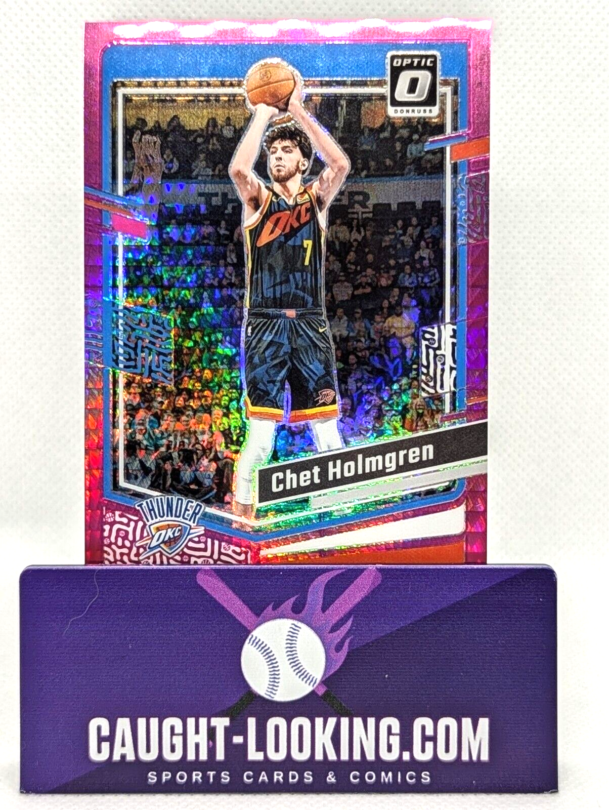 Chet Holmgren - 2023-24 Panini Donruss Optic Basketball #114 PINK HYPER