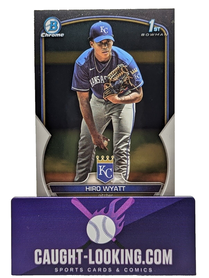 Hiro Wyatt - 2023 Bowman Chrome Draft #BDC-80 Kansas City Royals Prospect