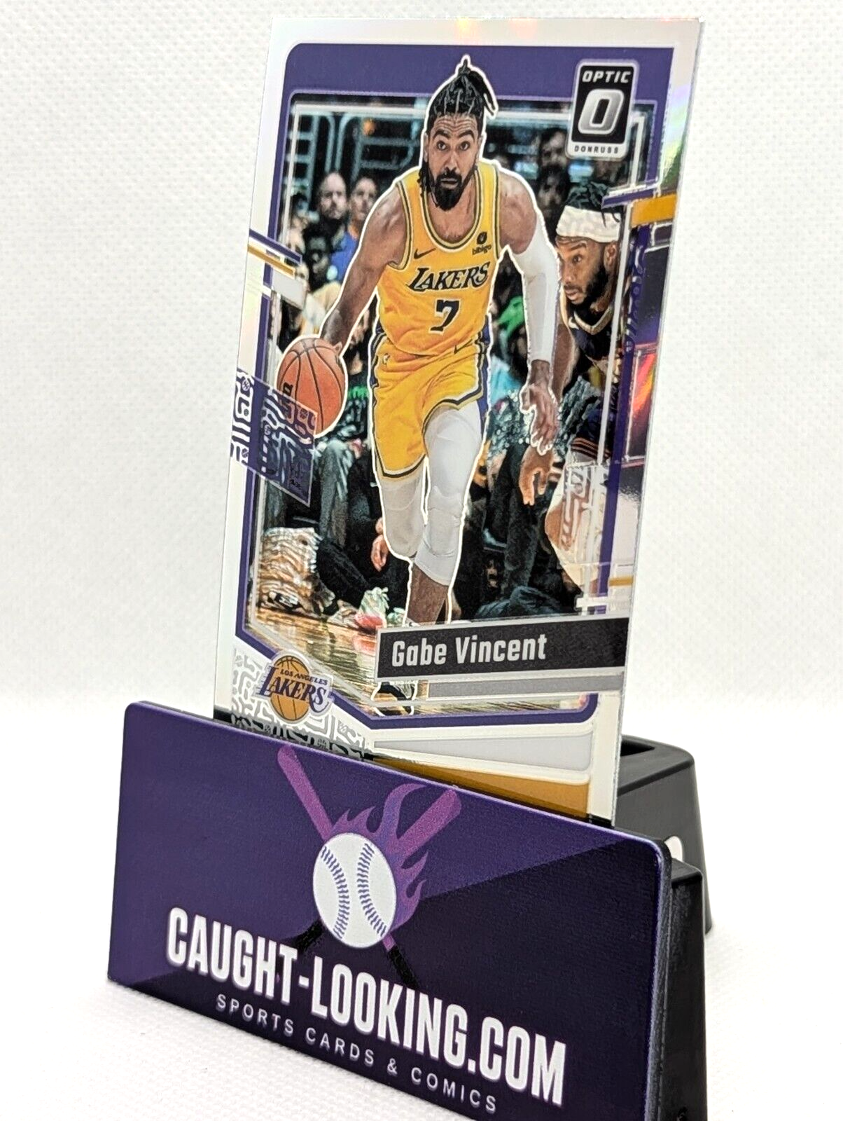Gabe Vincent - 2023-24 Donruss Optic #36 Silver Holo LAKERS