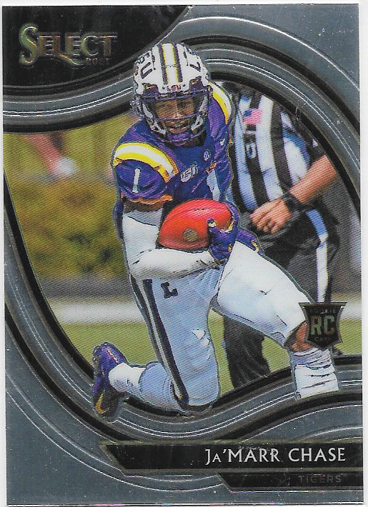 Ja'Marr Chase #262 2021 Chronicles Select Draft Picks Field Level Rookie RC