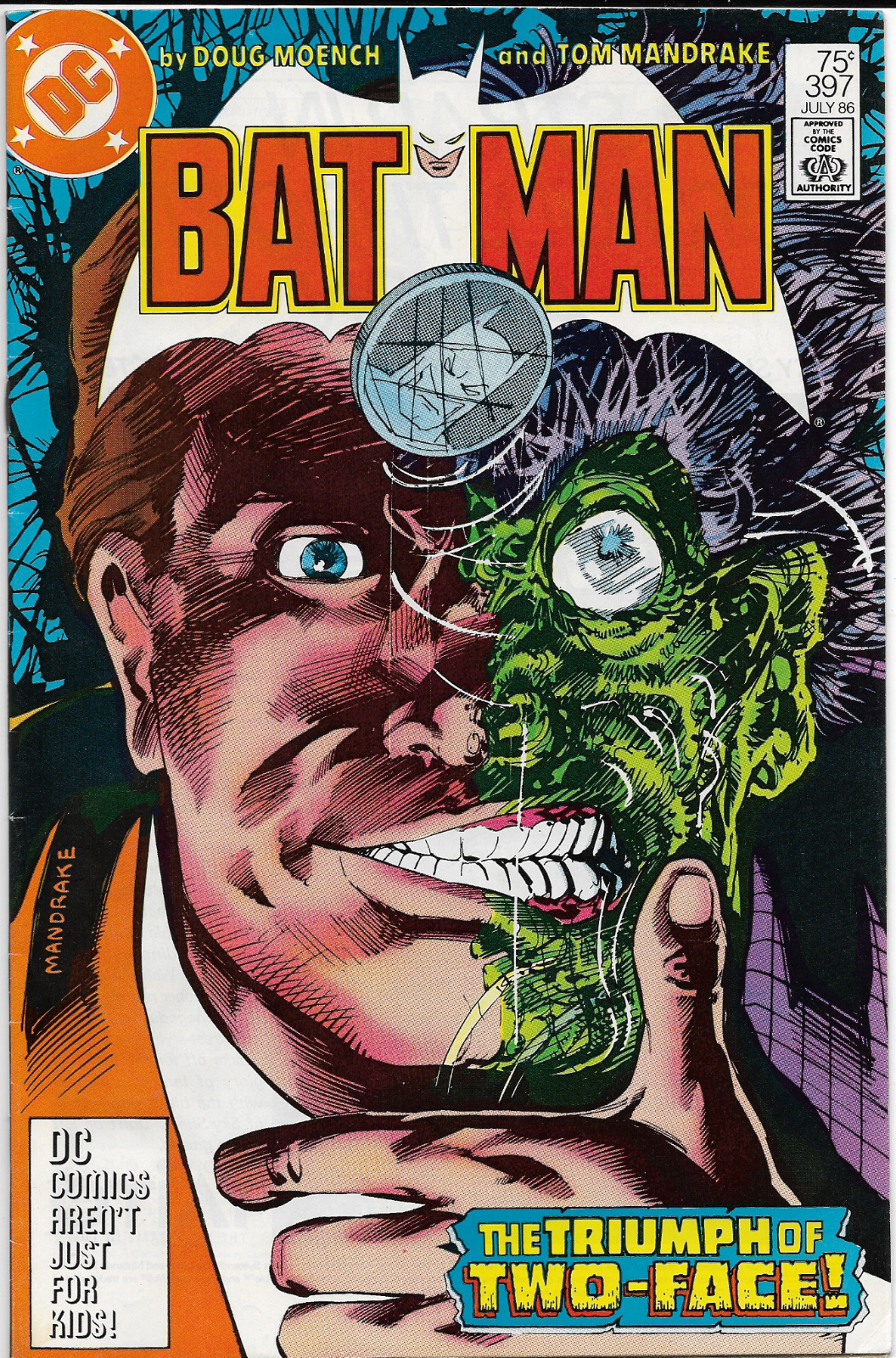 BATMAN #397 "Binary Brains" 1986 DC Comics