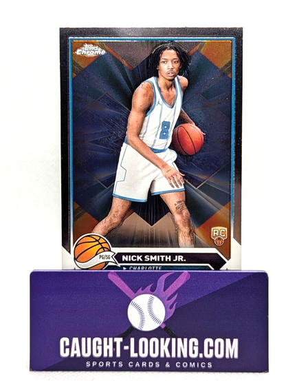 2023-24 Topps Chrome Nick Smith Jr. #86 Charlotte Hornets Rookie RC
