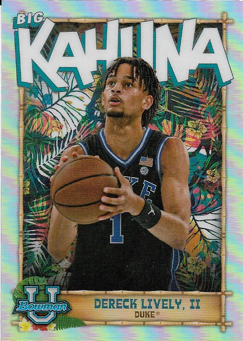 INSERTS ONLY - 2022 Bowman Chrome University Basketball Cards - PIck Your Card