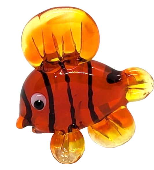 Ganz World Miniature Mini Glass Collectible Figurine Clownfish