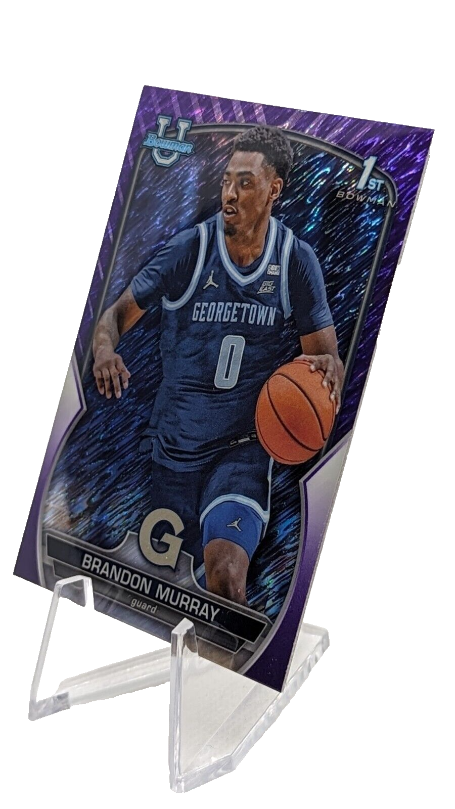 Brandon Murray [Purple Shimmer] #40 2022 Bowman Chrome University 1st Bowman