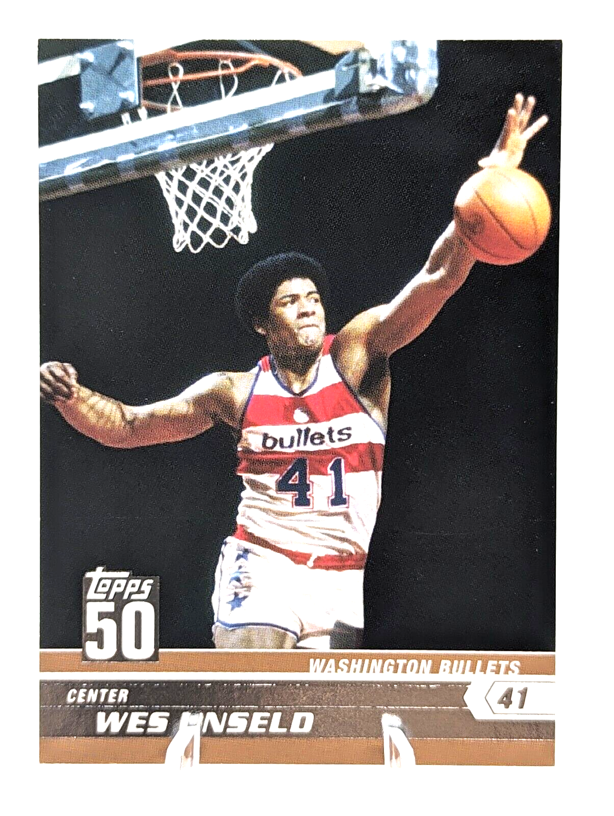 Wes Unseld #42 2007-08 Topps 50 HOF
