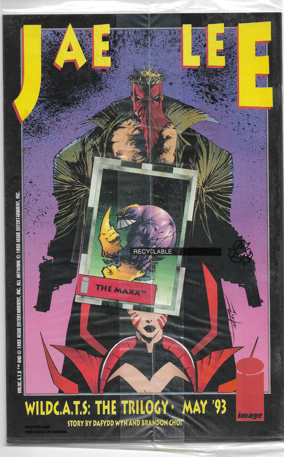 Darker Image #1E 1993 Uncirculated Image Comic Book SEALED Bagged with Maxx card