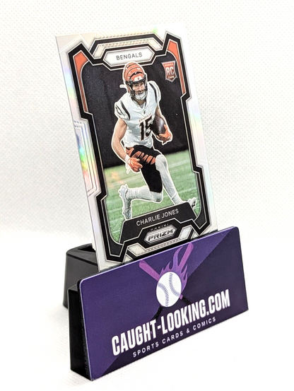Charlie Jones - 2023 Panini Prizm #317 Refractor RC Bengals