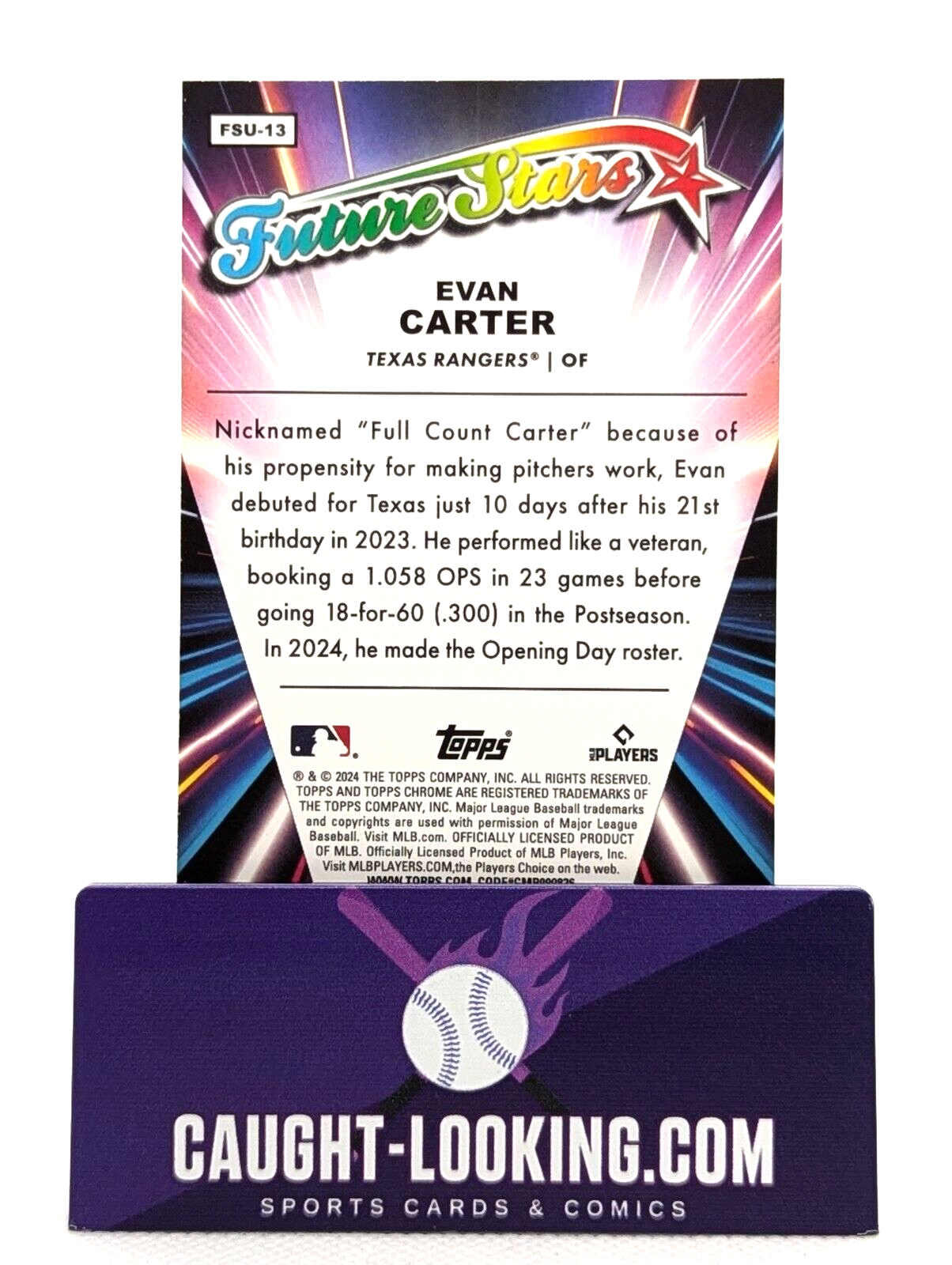 Even Carter - 2024 Topps Chrome Future Stars #FSU-13 RC Refractor