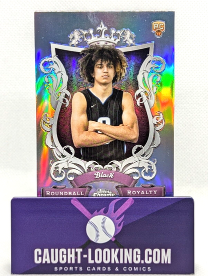 2023-24 Topps Chrome Anthony Black #RR - 16 Refractor Roundball Royalty Rookie 