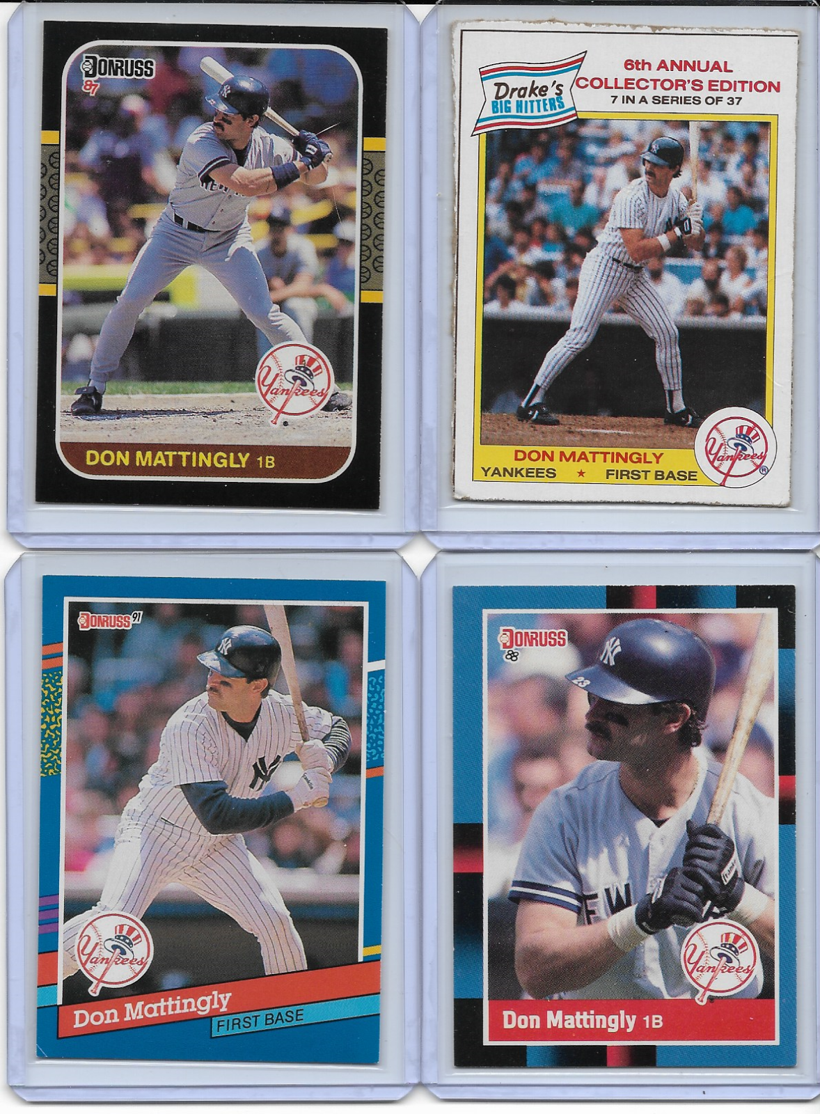 Don Mattingly NY Yankees - 34 Card Collection various cards