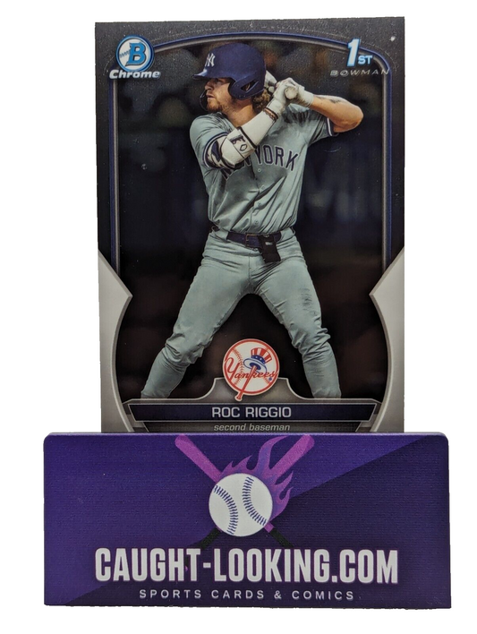 Roc Riggio - 2023 Bowman Draft Chrome #BDC-30 NY Yankees Prospect
