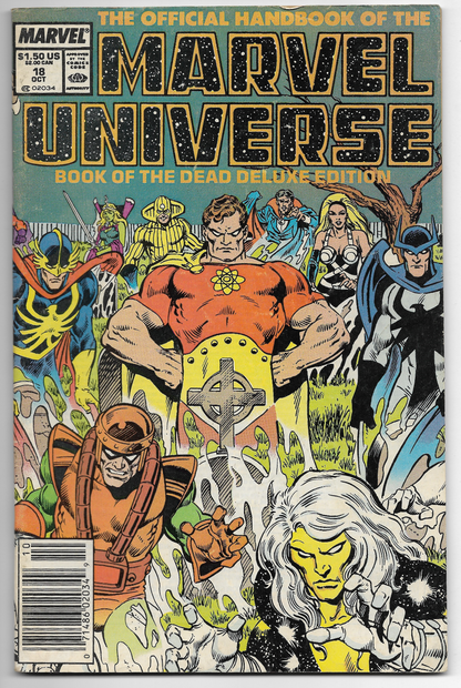 Official Handbook Marvel Universe #18- 1987 Marvel Comics