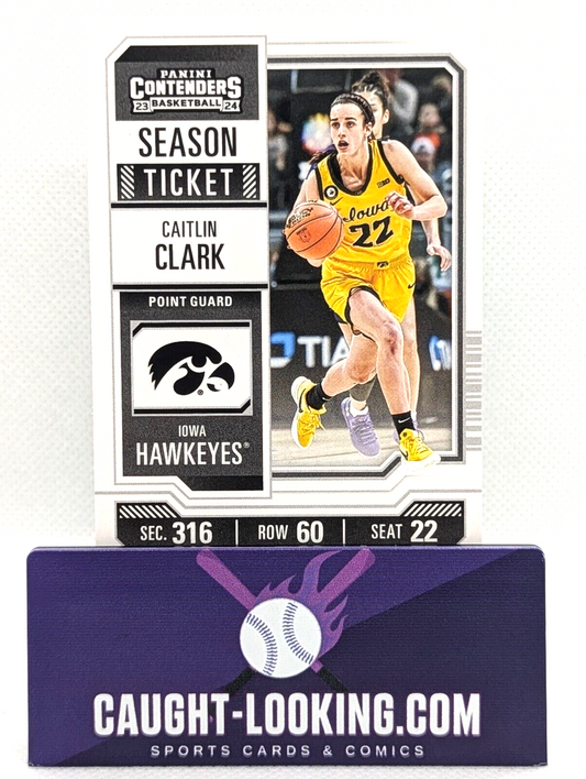Caitlin Clark 2024 Caitlin Clark Collection #CC2 Contenders Season Ticket
