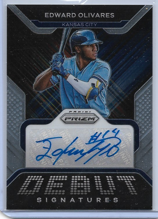Edward Olivares [Silver Prizm] #DS-EO 2022 Panini Prizm Debut Signatures