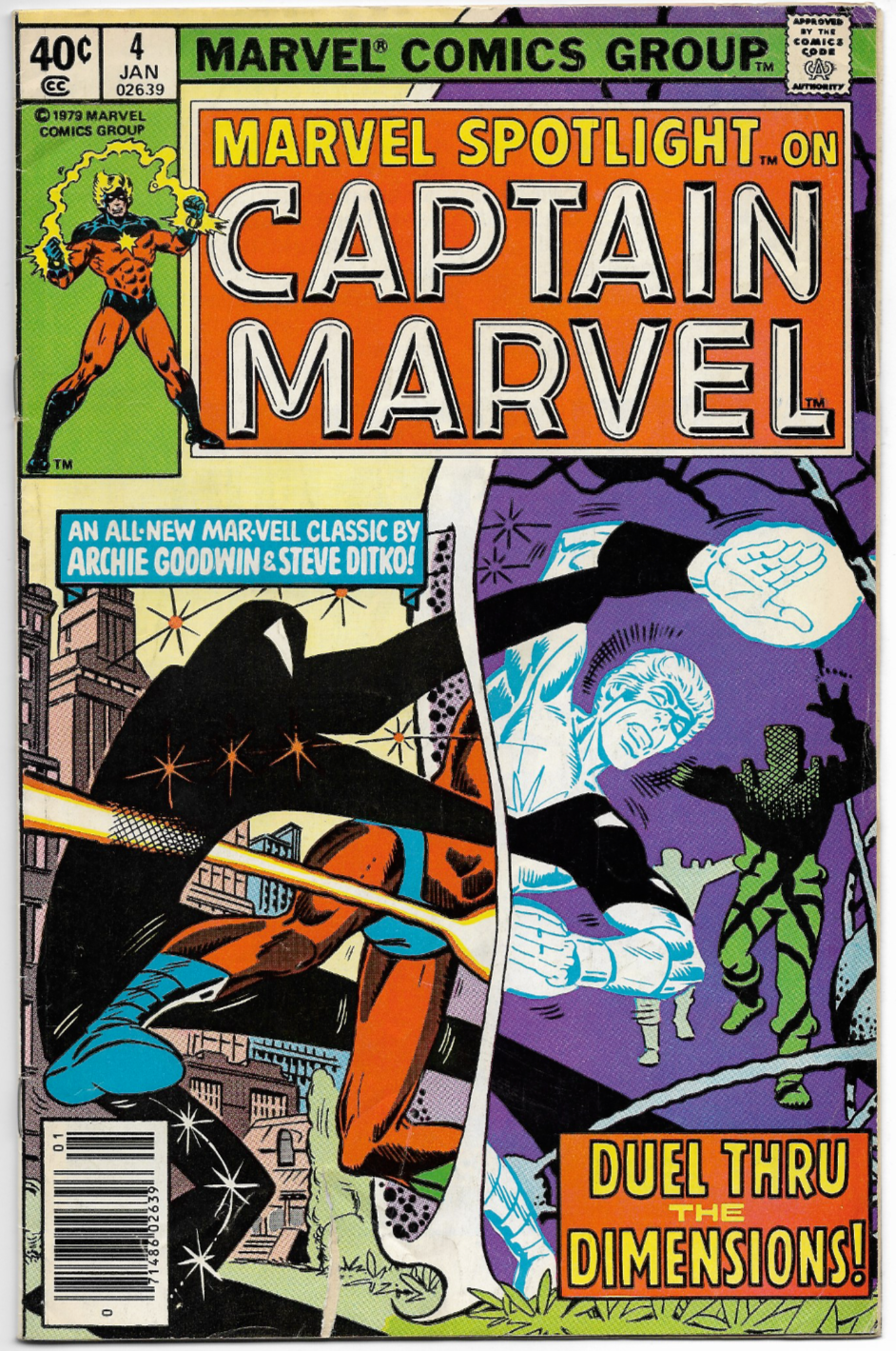 MARVEL SPOTLIGHT #4 1980 Marvel Comic Book CAPTAIN MARVEL