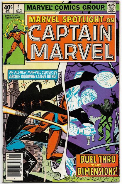 MARVEL SPOTLIGHT #4 1980 Marvel Comic Book CAPTAIN MARVEL