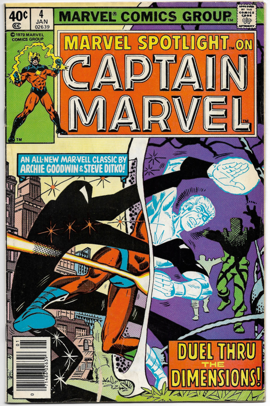 MARVEL SPOTLIGHT #4 1980 Marvel Comic Book CAPTAIN MARVEL
