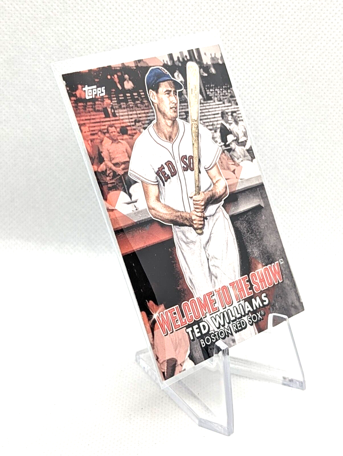 Ted Williams #WTTS-32 2022 Topps Series 1 WELCOME TO THE SHOW Insert | Red Sox