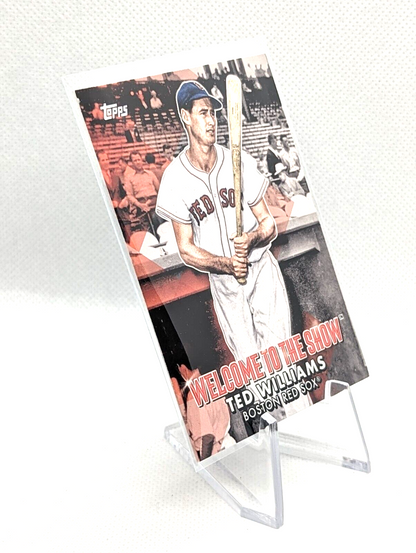 Ted Williams #WTTS-32 2022 Topps Series 1 WELCOME TO THE SHOW Insert | Red Sox
