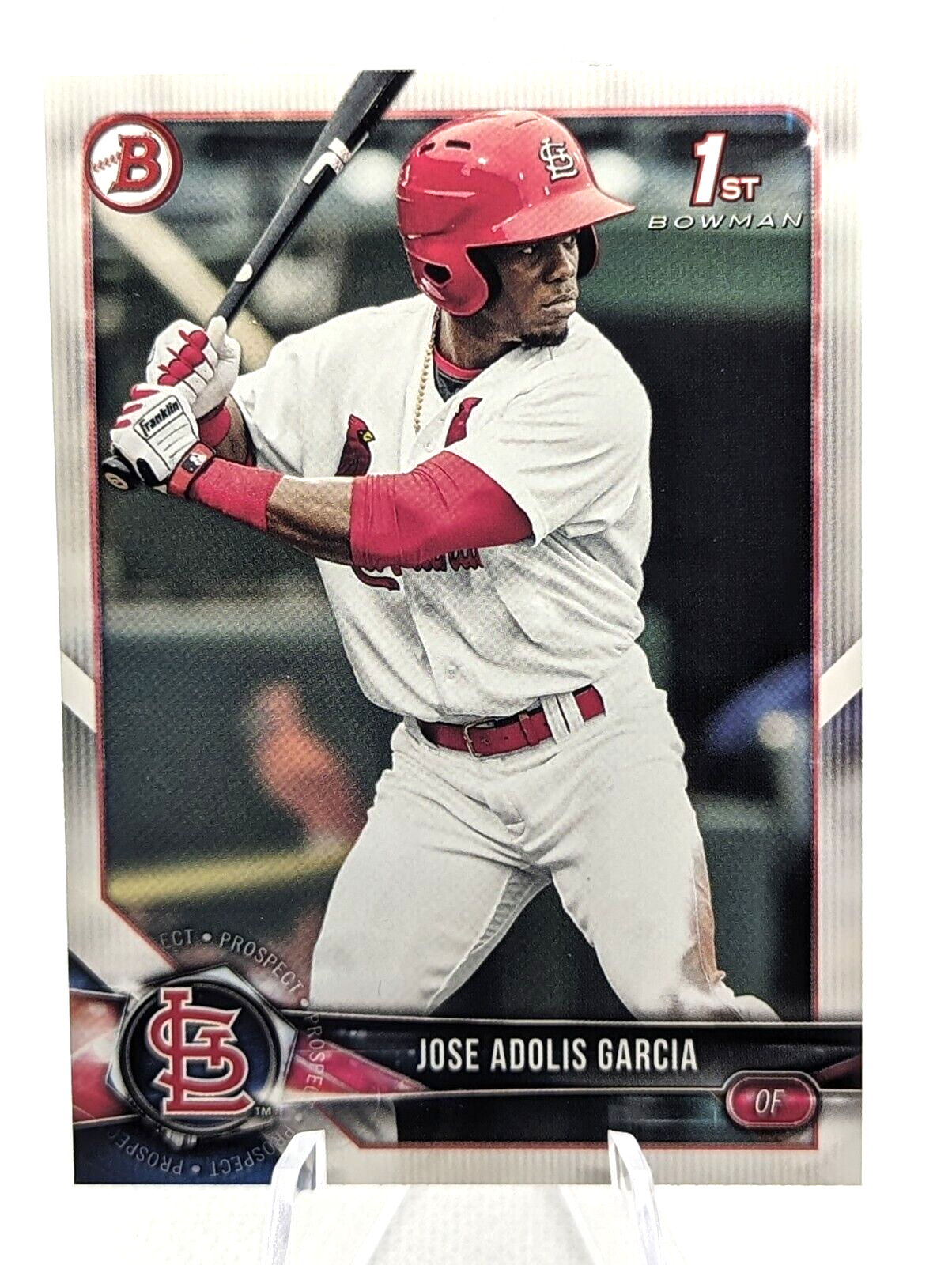 Adolis Garcia 2018 Bowman 1st Prospect #BP121 Cardinals Rangers Rookie RC Jose