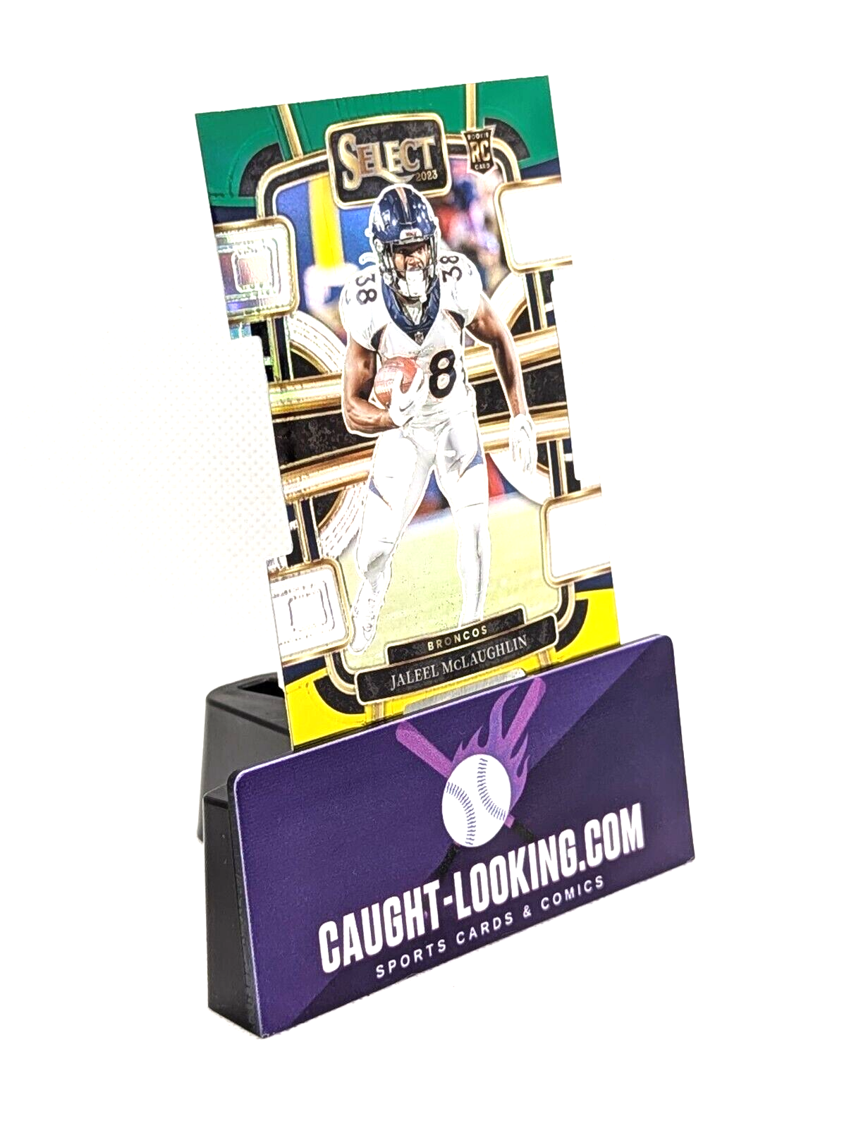 Jaleel McLaughlin - 2023 Panini Select Prizm Rookie Card #32 RC