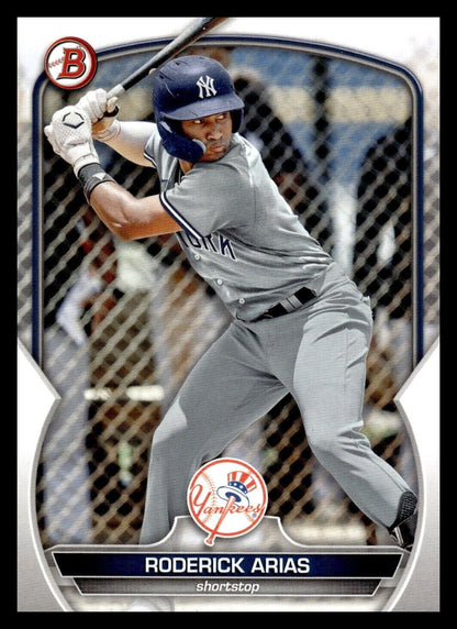 2023 Bowman Draft  #BD-49 Roderick Arias New York Yankees Baseball Card