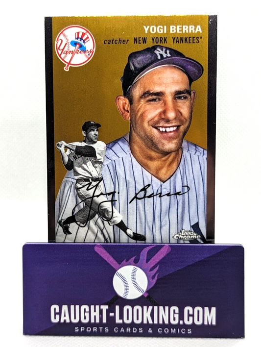 Yogi Berra - 2023 Topps Chrome Platinum Anniversary #430 NY Yankees