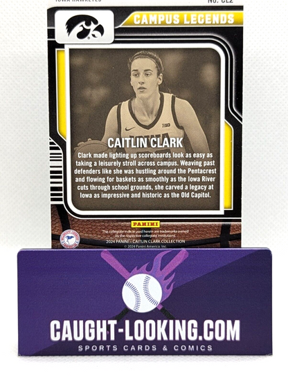 Caitlin Clark 2024 Caitlin Clark Collection #CL2 Contenders Campus Legends