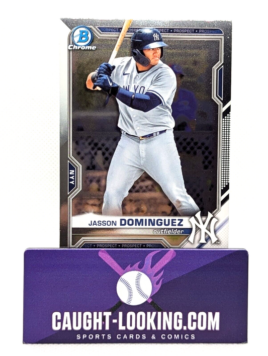 Jasson Dominguez - 2021 Bowman Draft Chrome #BDC-77 (RC)