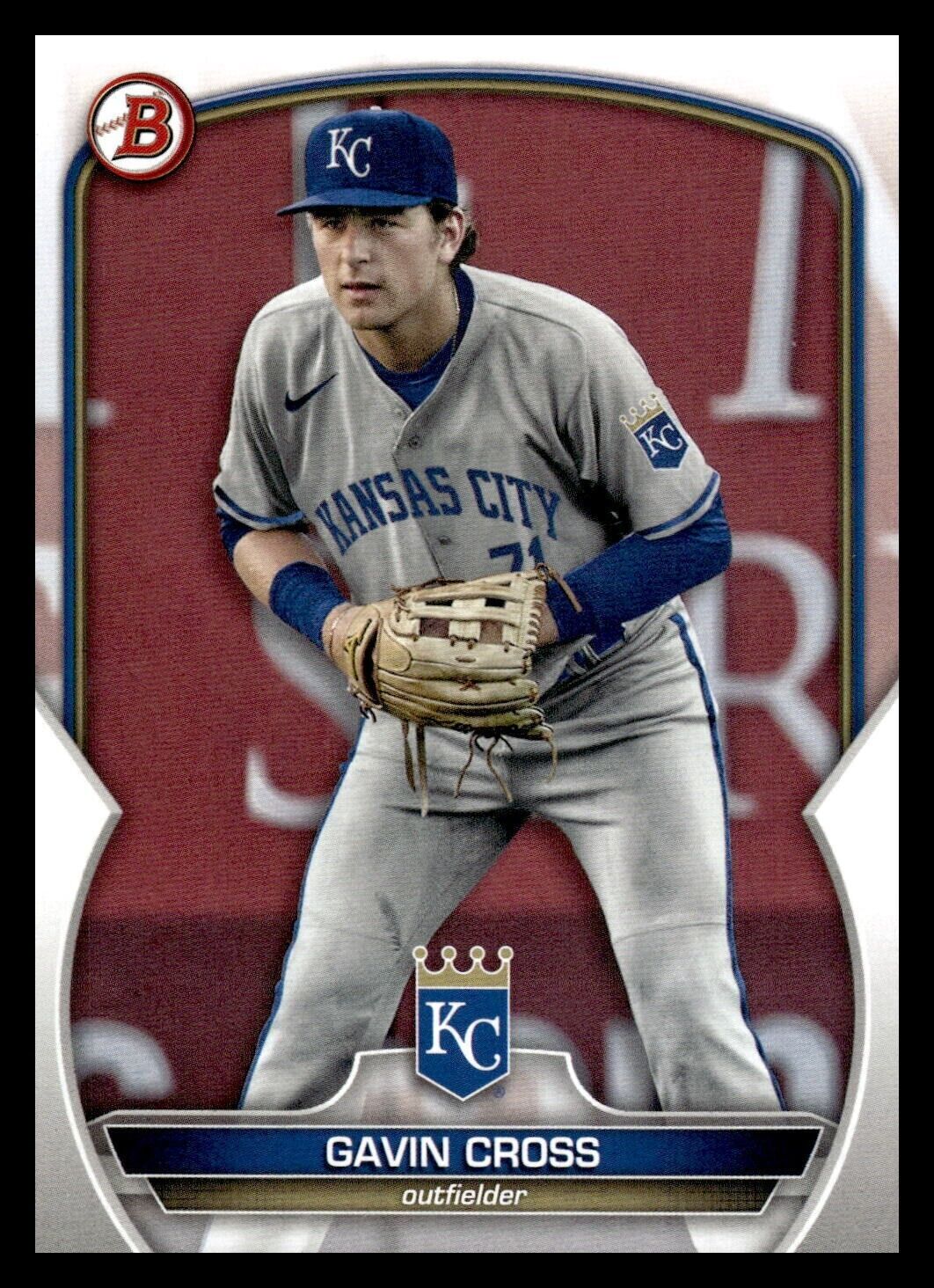 2023 Bowman Draft  #BD-55 Gavin Cross Kansas City Royals Baseball Card