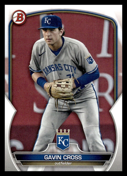 2023 Bowman Draft  #BD-55 Gavin Cross Kansas City Royals Baseball Card