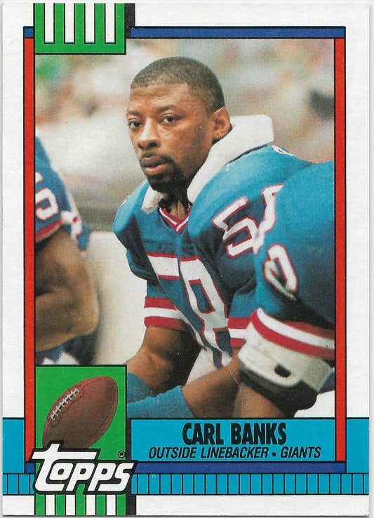  Carl Banks #53 - 1990 Topps NY Giants