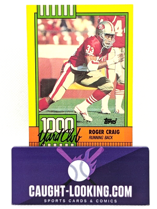 Roger Craig #28 1990 Topps 1000 Yard Club
