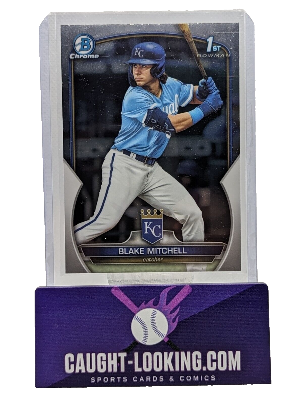 Blake Mitchell 2023 Bowman Draft Chrome 1st #BDC-133 Royals Prospect