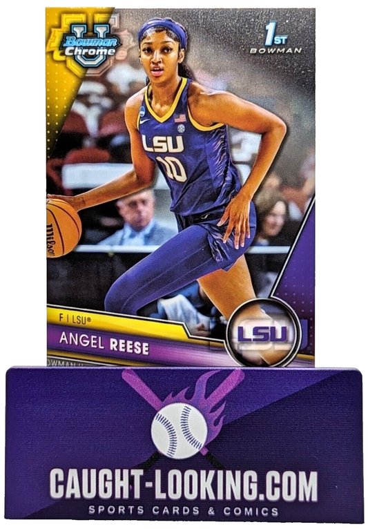 Angel Reese - 2023-24 Bowman University Chrome #49 1st Rookie  LSU Tigers