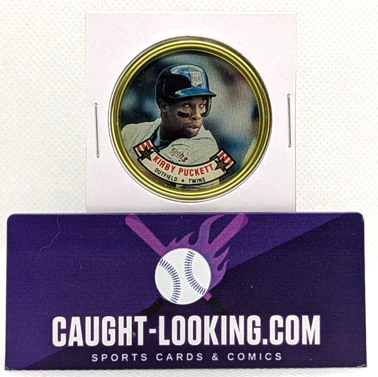 Kirby Puckett - 1988 Topps Coin Twins #23
