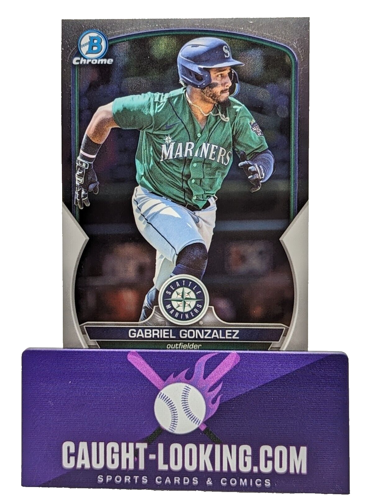 Gabriel Gonzalez - 2023 Bowman Draft Chrome #BDC-72 Mariners Prospect