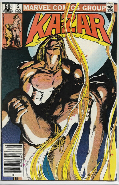Kazar The Savage #5 #6 #7 - 1981 Marvel Comics
