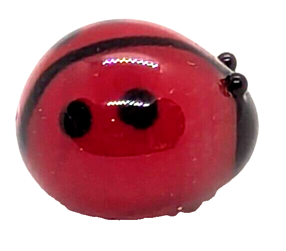 Ganz World Miniature Mini Glass Collectible Figurine Ladybug