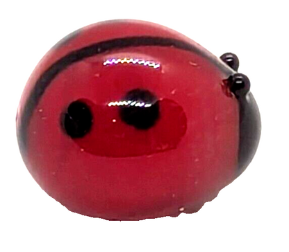 Ganz World Miniature Mini Glass Collectible Figurine Ladybug