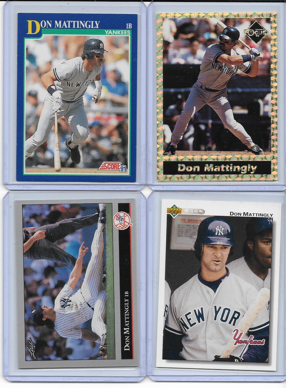 Don Mattingly NY Yankees - 34 Card Collection various cards