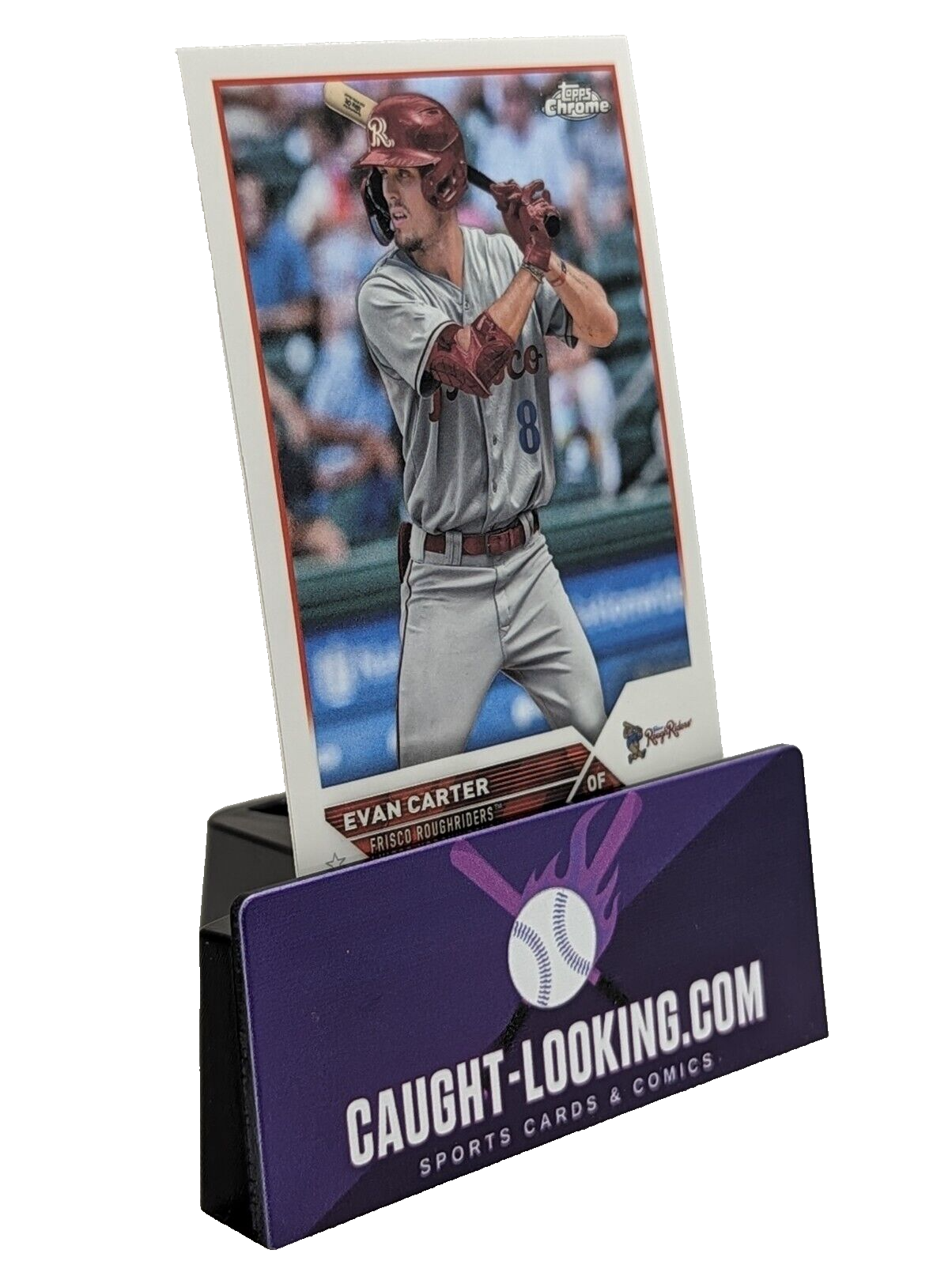 2023 Topps Pro Debut Evan Carter #PDC-79  Prospect Roughriders Rangers