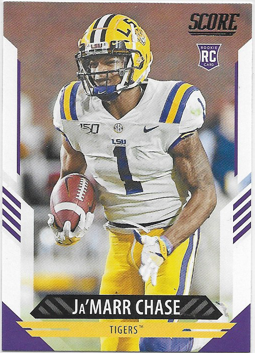 Ja'Marr Chase - 2021 Panini Score Rookie #325 - LSU Tigers Cincinnati Bengals RC
