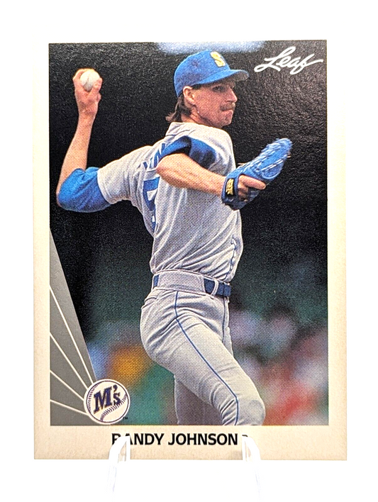 Randy Johnson #483 1990 Leaf Seattle Mariners HOF 2nd Year