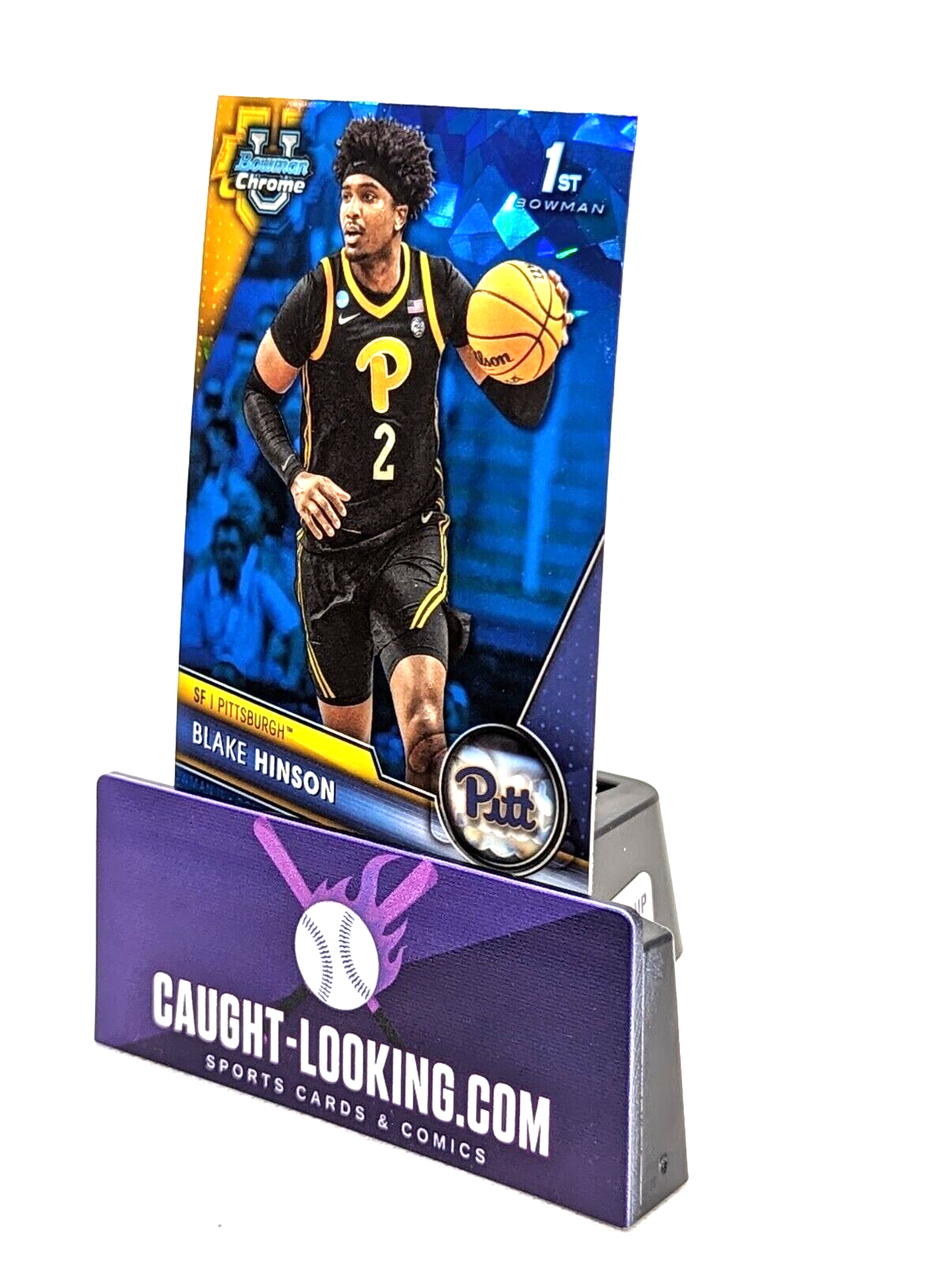 2023-24 Bowman Chrome U Sapphire Blake Hinson #68 Pittsburgh