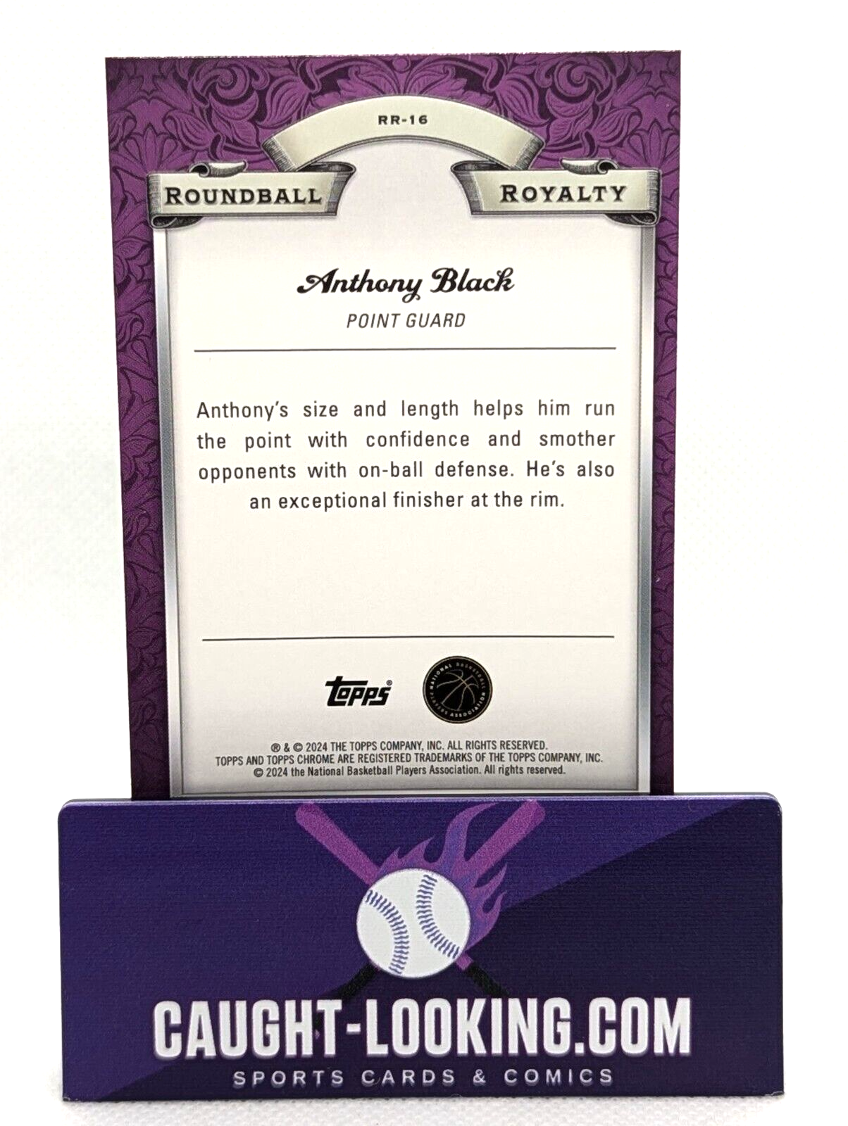 2023-24 Topps Chrome Anthony Black #RR - 16 Refractor Roundball Royalty Rookie 