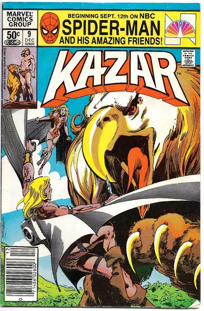 Ka-zar the Savage #9 "Toward Shadowed Places" 1981 Marvel Comics
